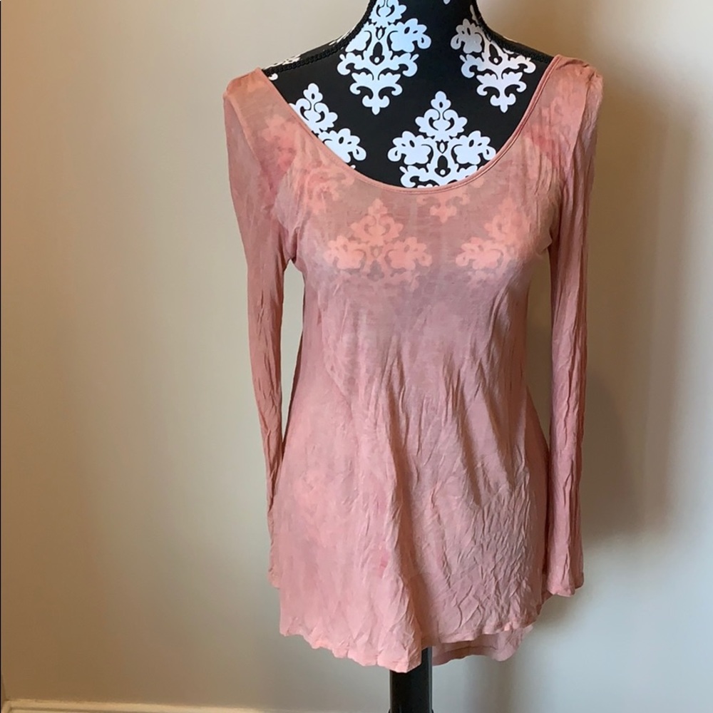 Long mauve top